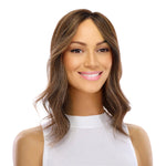 14" Topaz Lace Top Topper Dark Brown w/ Highlights