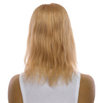 14" Topaz Lace Top Topper Golden Blonde w/ No Rooting Wavy