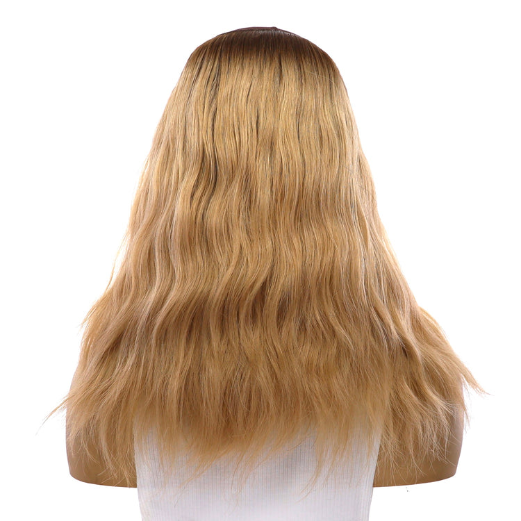 16" HatFall Wig Golden Blonde Wavy
