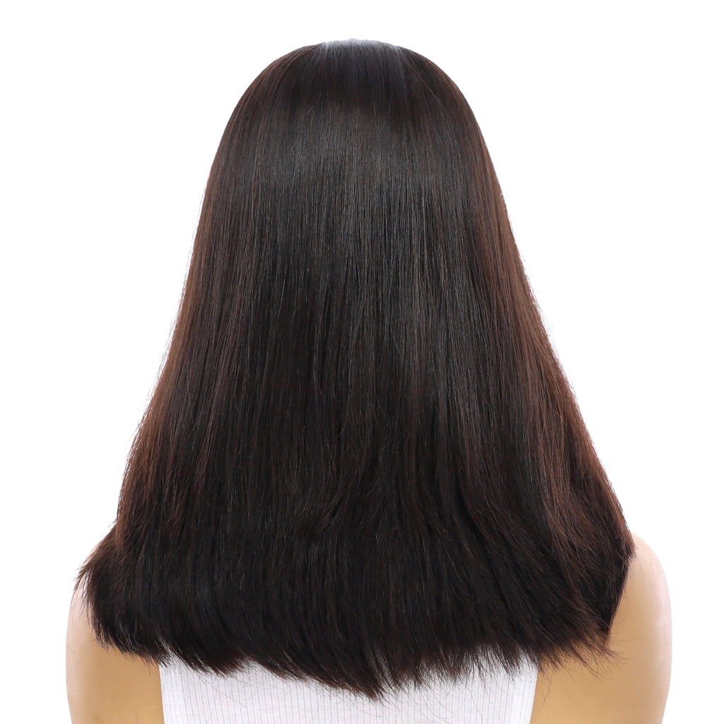 16" Luxe Silk Top Wig #1B Black