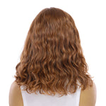 16" Luxe Silk Top Wig #12 Warm Light Brown Wavy
