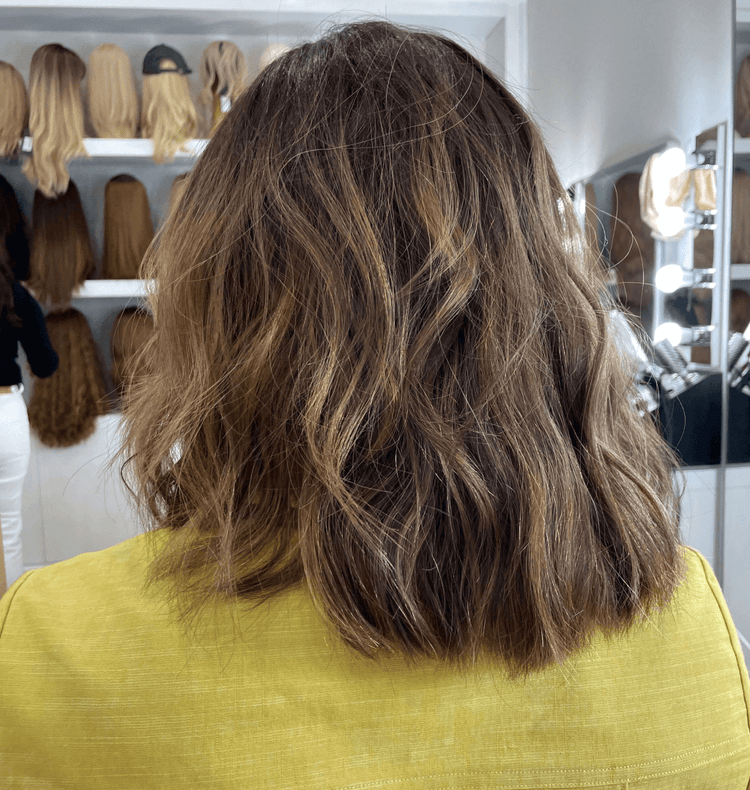 16" Divine Luxe Deep Lace Top Wig #6 w/ Balayage
