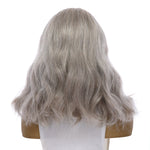 19" Nicole Silk Top Wig Snow Grey