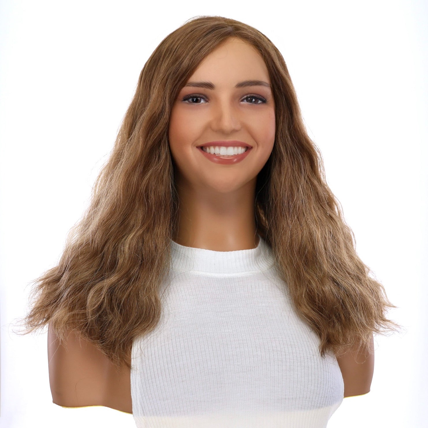 Light brown curly wig hotsell