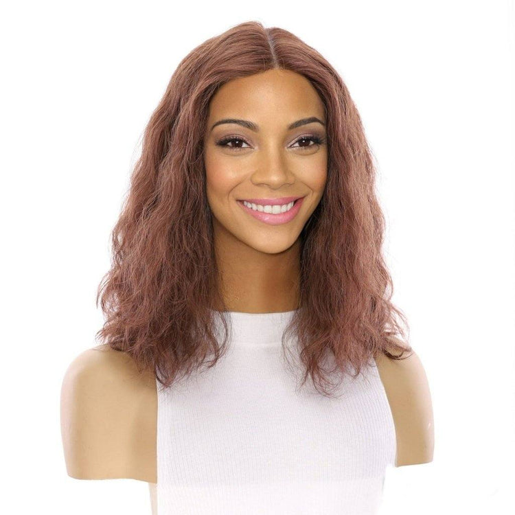 16" Princess Silk Top Wig Auburn Wavy