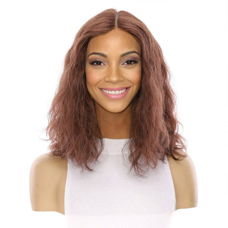 16" Princess Silk Top Wig Auburn Wavy