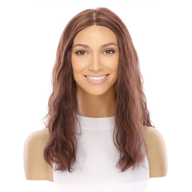 18" Princess Silk Top Wig Auburn Wavy