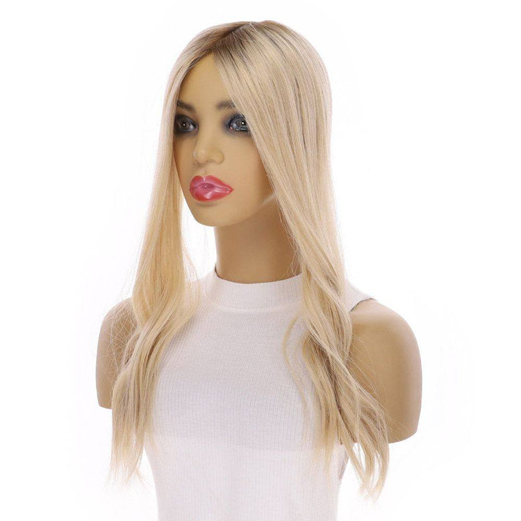 20" Diamond Mono Top Topper Platinum Blonde