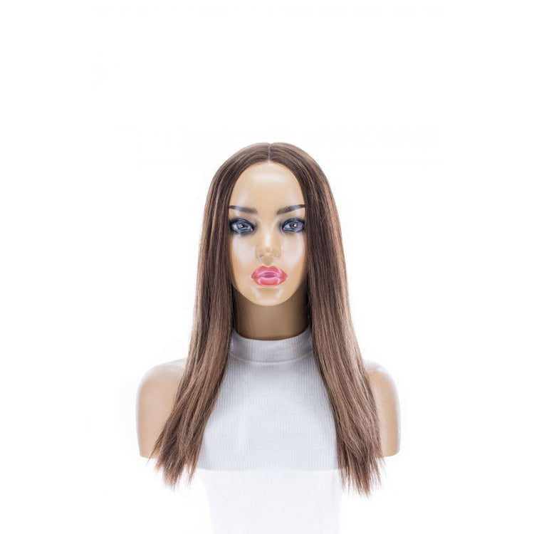 20" Divine Lace Top Topper Medium Brown Balayage