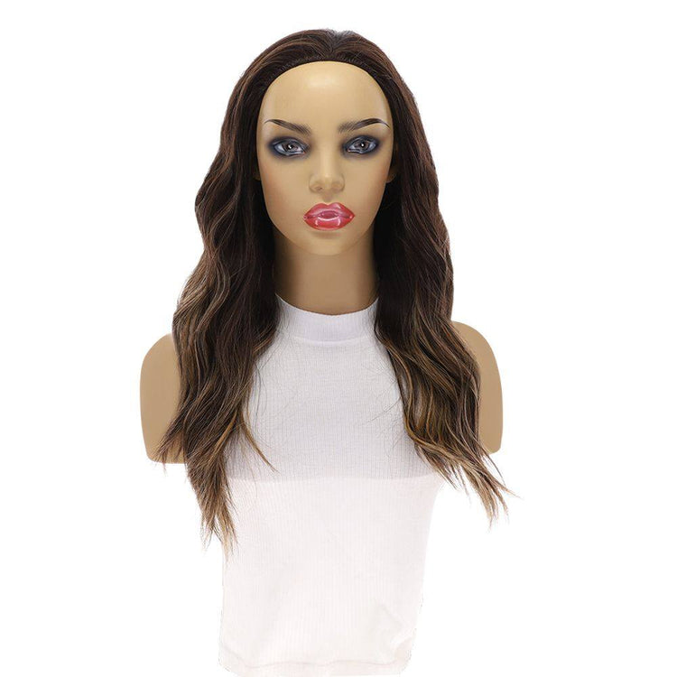 20" 3/4 Bandfall Wig Dark Brown Balayage