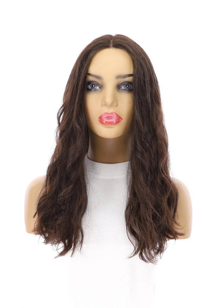 20" Divine Luxe Lace Top Wig #2 Neutral Dark Brown Wavy