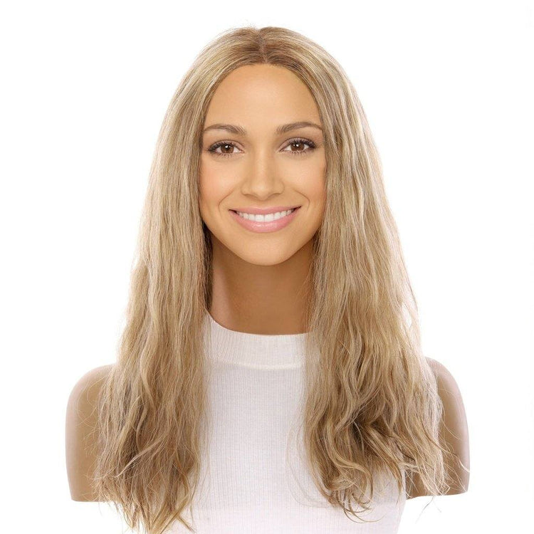 20" Divine Lace Top Wig Ash Blonde Wavy