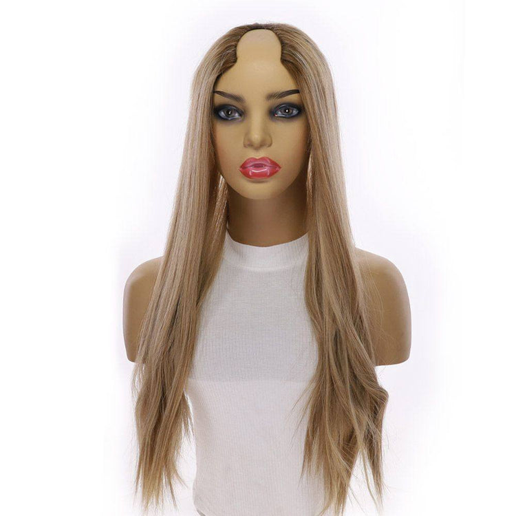 24" U-Shape Topper Ash Blonde