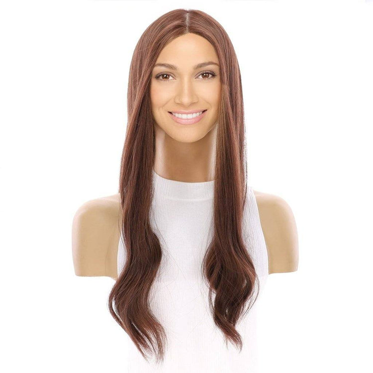 22" Princess Silk Top Wig Auburn