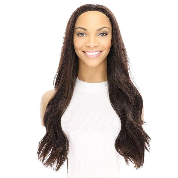 24" 3/4 Bandfall Wig Dark Brown