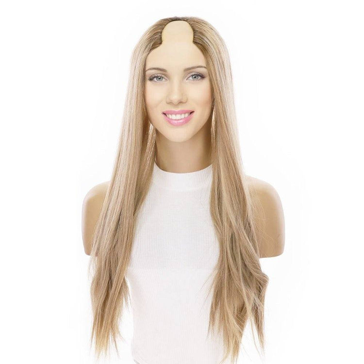 24" U-Shape Topper Ash Blonde