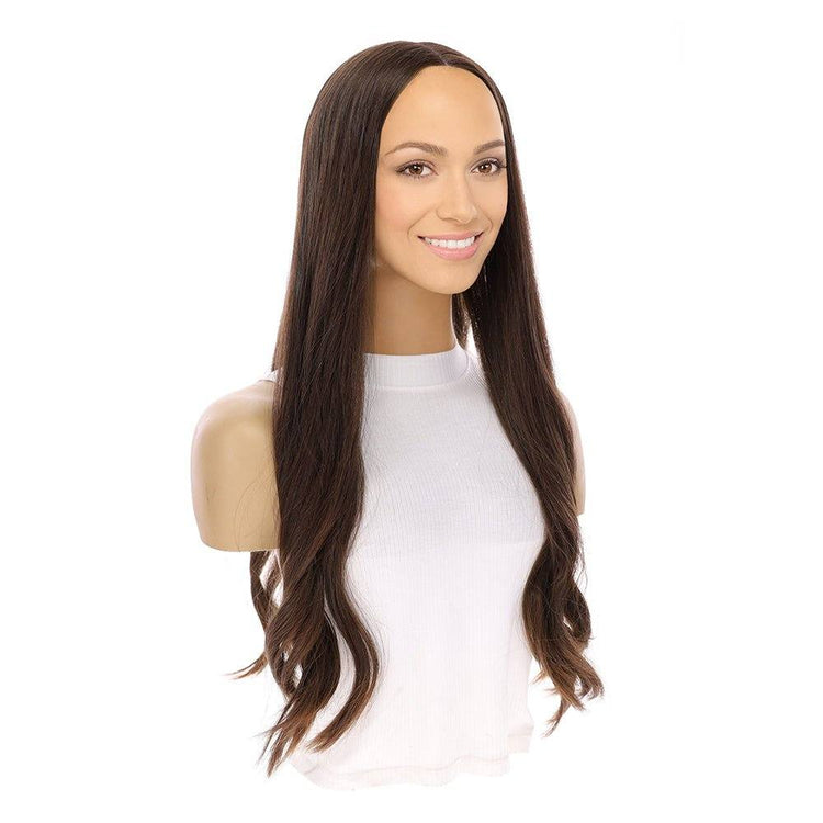 26" Divine Luxe Lace Top Wig #5 Dark Brown