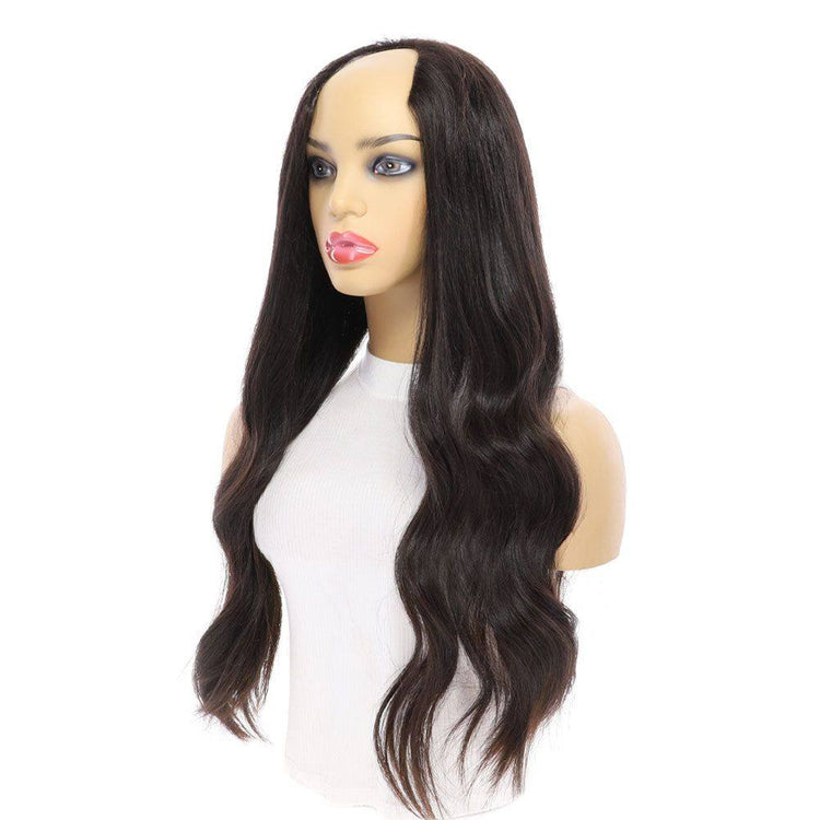 26" U-Shape Wig Natural Black
