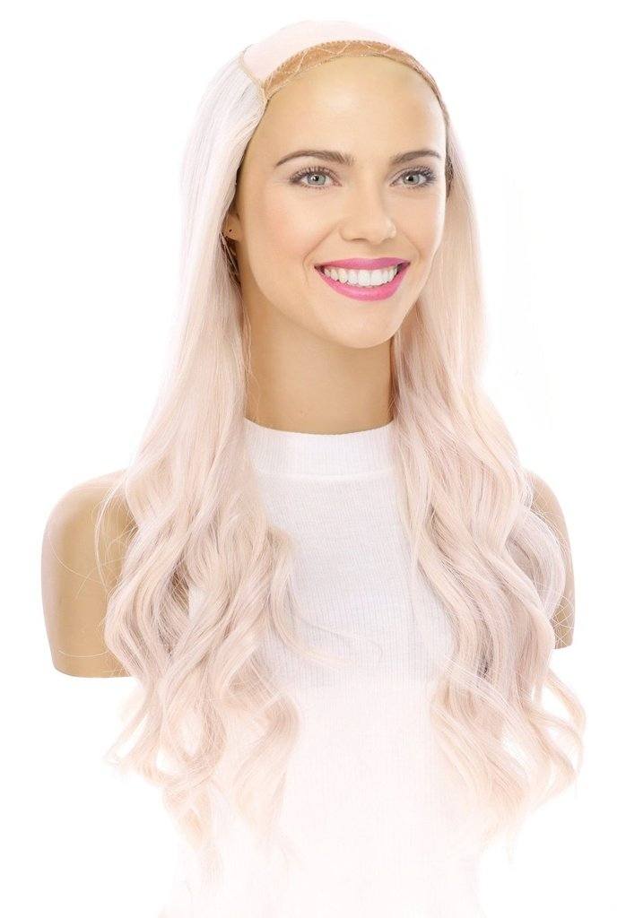 24" HatFall Wig Ice Blonde