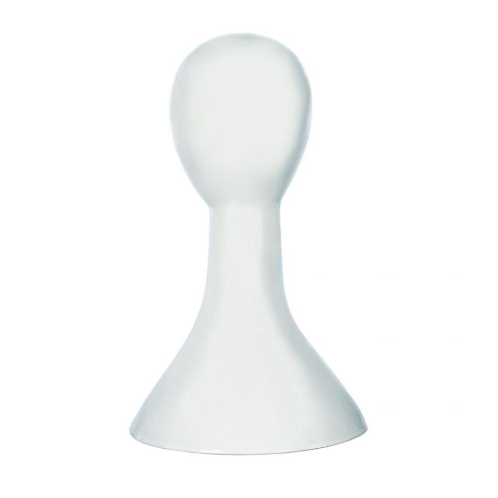 17" White Abstract Mannequin Head