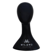 17" Black Abstract Mannequin Head