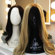 17" Black Abstract Mannequin Head