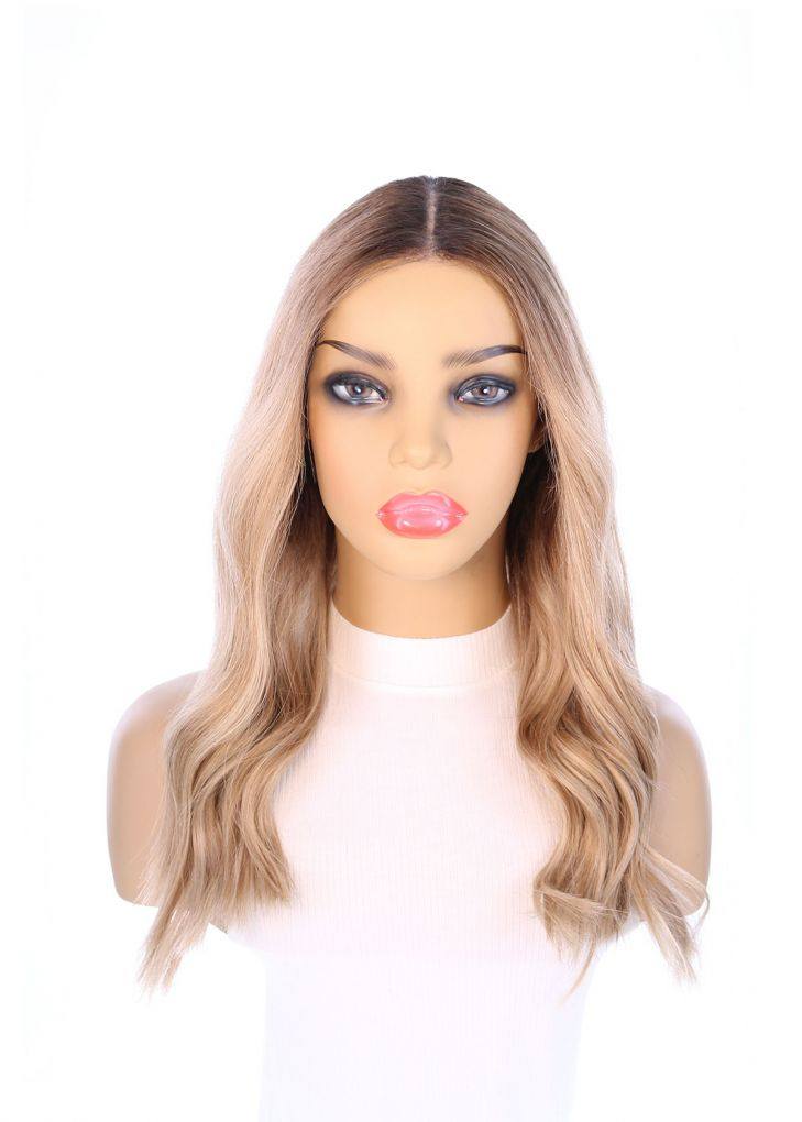 20" Divine Lace Top Wig Ash Blonde w/ Rooting