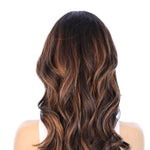 20" Divine Luxe Lace Top Wig #Dark Brown w/ Honey Balayage