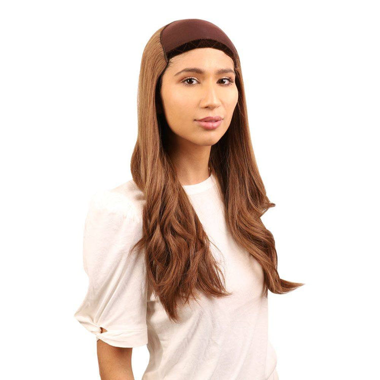 24" HatFall Wig Copper