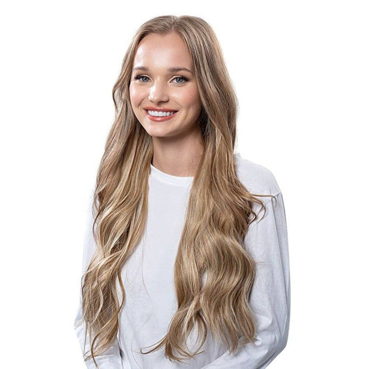 26" U-Shape Wig Ash Blonde