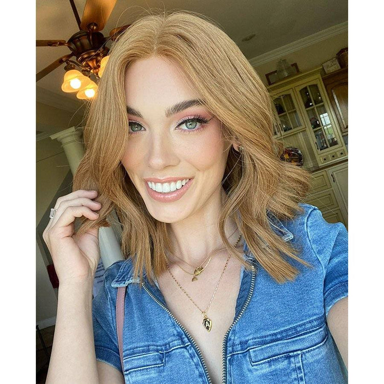 14" Divine Lace Top Wig Strawberry Blonde