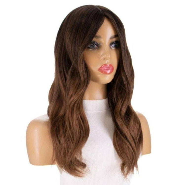 22" Reese Silk Top Wig Dark Brown Ombre