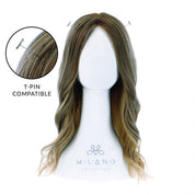 17" White Abstract Mannequin Head