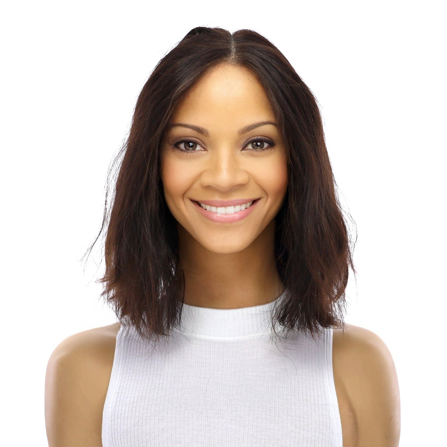 12" Divine Luxe Lace Top Wig #2 Neutral Dark Brown Wavy
