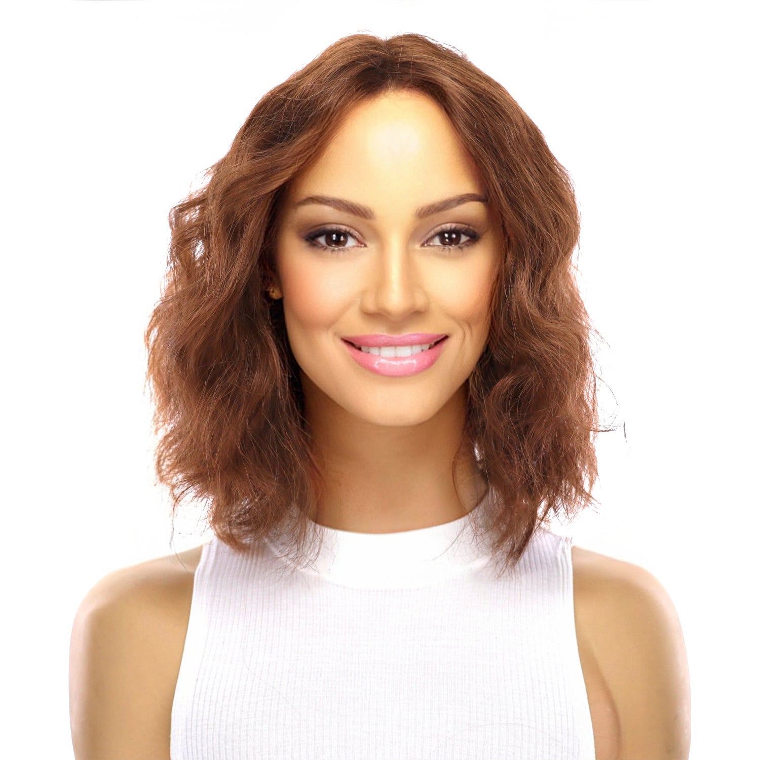 12" Divine Lace Top Wig Auburn Wavy