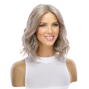 12" Divine Lace Top Wig Champagne Grey Wavy