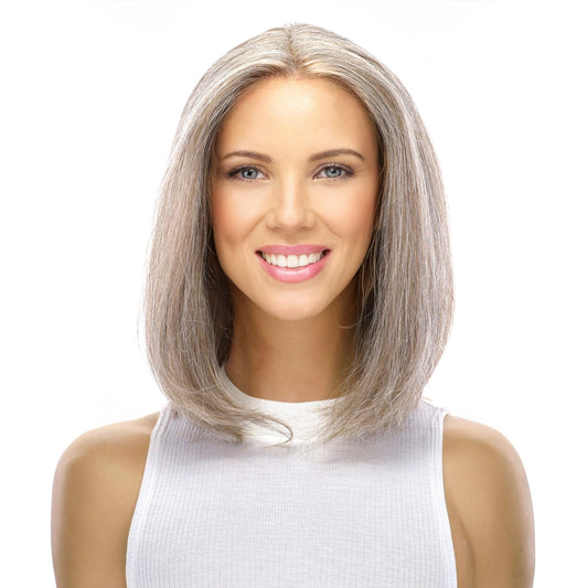 12" Divine Lace Top Wig Champagne Grey