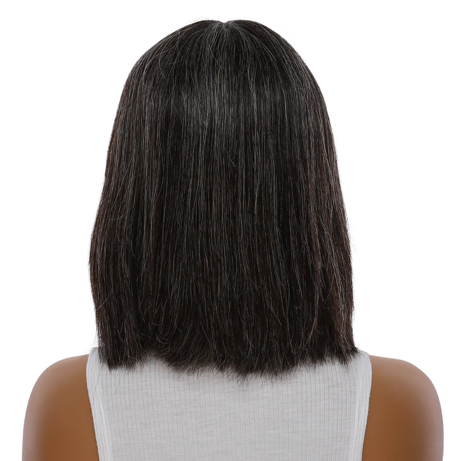 12" Divine Lace Top Wig Grey A (Less Grey)