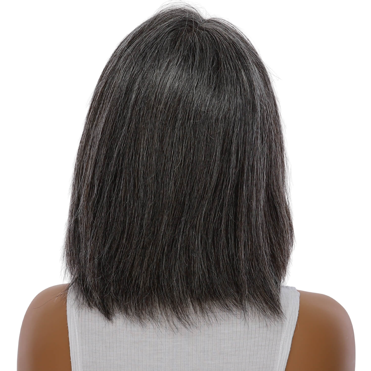 12" Divine Lace Top Wig Grey B (More Grey)