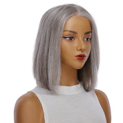 12" Divine Lace Top Wig Silver Fox