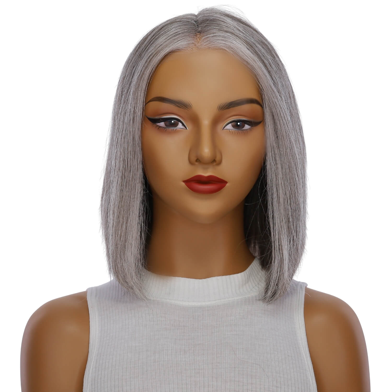 12" Divine Lace Top Wig Silver Fox