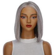 12" Divine Lace Top Wig Silver Fox