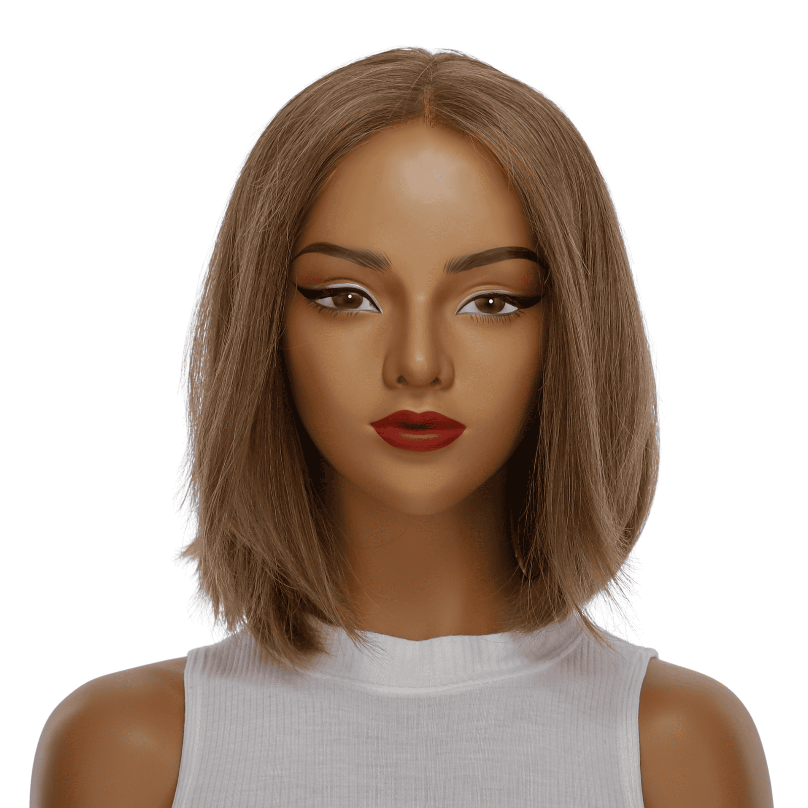 12" Divine Luxe Lace Top Wig #12 Warm Light Brown