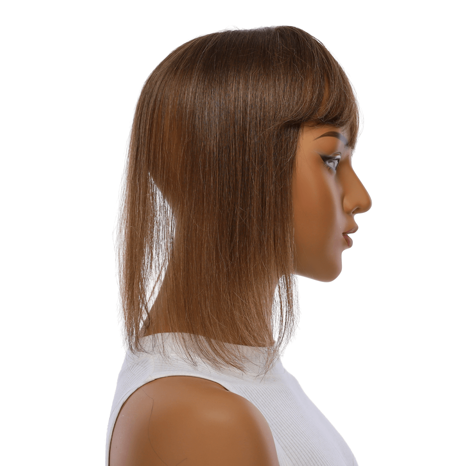 12" Fringe Topper #10 Neutral Light Brown