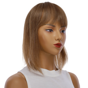 12" Fringe Topper #12 Warm Light Brown