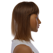 12" Fringe Topper #12 Warm Light Brown