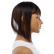 12" Fringe Topper #1B Black