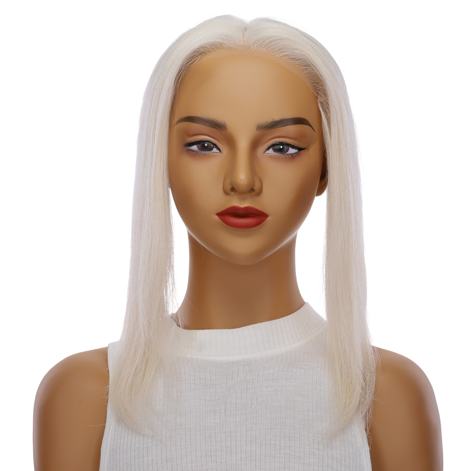 12" Hairline Topper #Ice Blonde