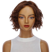 12" Halle Silk Top Wig Auburn Wavy