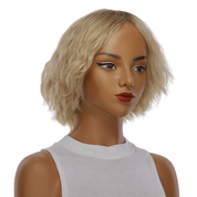 12" Halle Silk Top Wig Golden Blonde Wavy